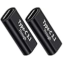 BOLS USB C Female-to-Female Adapter(2 pcs), Supports Fast Charging and Data Transfer Extension, up to 10GBbps Rate…