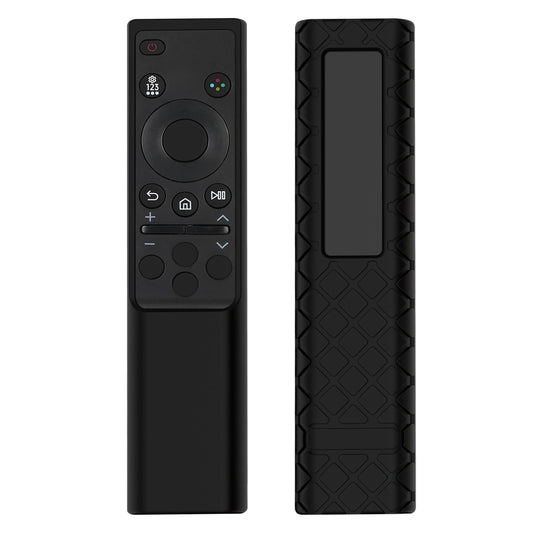 LEFXMOPHY Case for Samsung TM2240A BN59-01388A BN59-01385 BN59-01386 BN59-01357 BN59-01391 2022 2023 Solar Remote Silicone Cover, Black