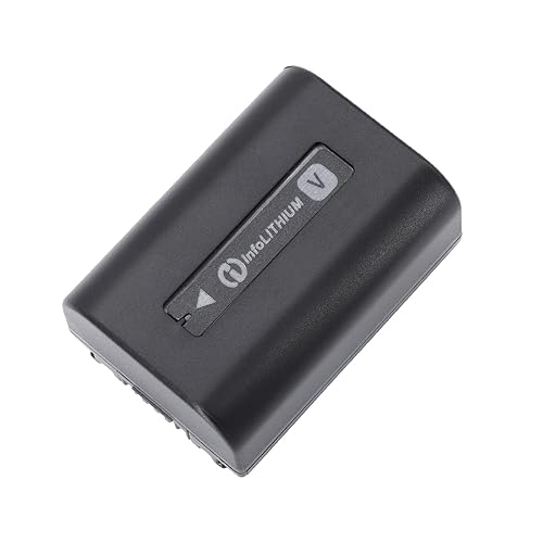 NP-FV50 NP-FV30 NP-FV40 980mAh Replacement Battery Compatible for Sony Handycam HDR-CX380 430V 900 580V 760V HDR-PJ540 650V HDR-PV710V 790V 810