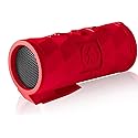 Outdoor Tech - Buckshot 2.0 Bluetooth Speaker, Red - Portable Speaker, Rugged Waterproof Wireless - Perfect for Biking, Boats, Camping, Hiking, Pool