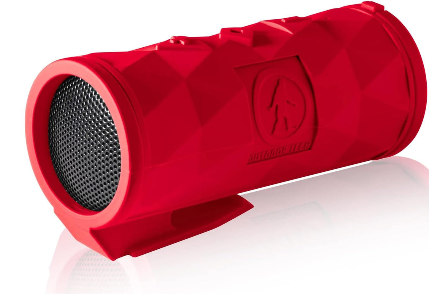 Outdoor Tech - Buckshot 2.0 Bluetooth Speaker, Red - Portable Speaker, Rugged Waterproof Wireless - Perfect for Biking, Boats, Camping, Hiking, Pool