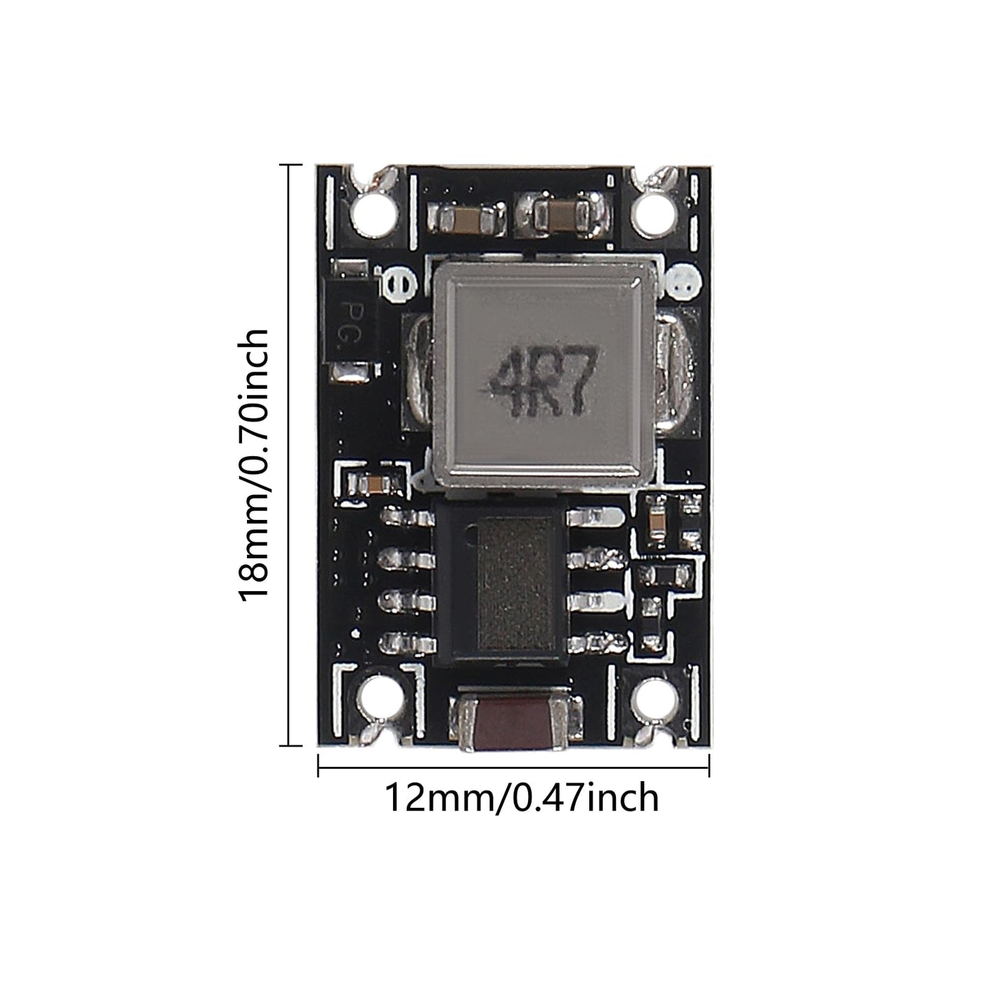 10PCS 5V Regulator Mini Reducer DC 5-30V 12V 24V Buck to 5V Buck Converter Board 1.8A Output Mini360 Small Size Aircraft Model MP1584EN Power Module