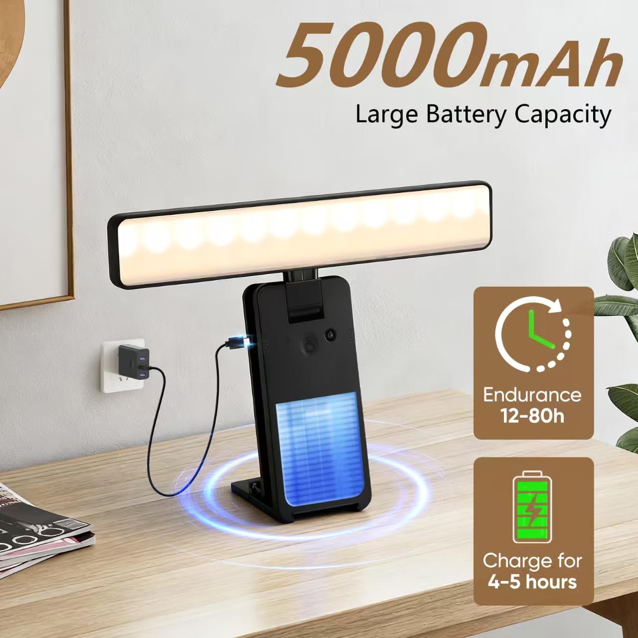 INHXSZU Picture Lights for Wall,Wireless Battery Operated Picture Light,Art Gallery Light with Remote Control,13 RGB Paintings Light Dimmable