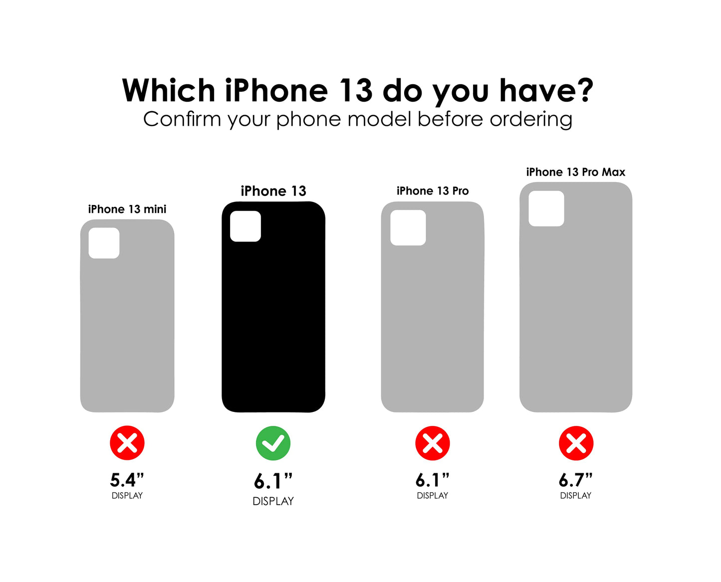 OtterBox Defender Series XT SERIES Case for iPhone 13 (Only) - Single Unit Ships in Polybag, Ideal for Business Customers - BLACK