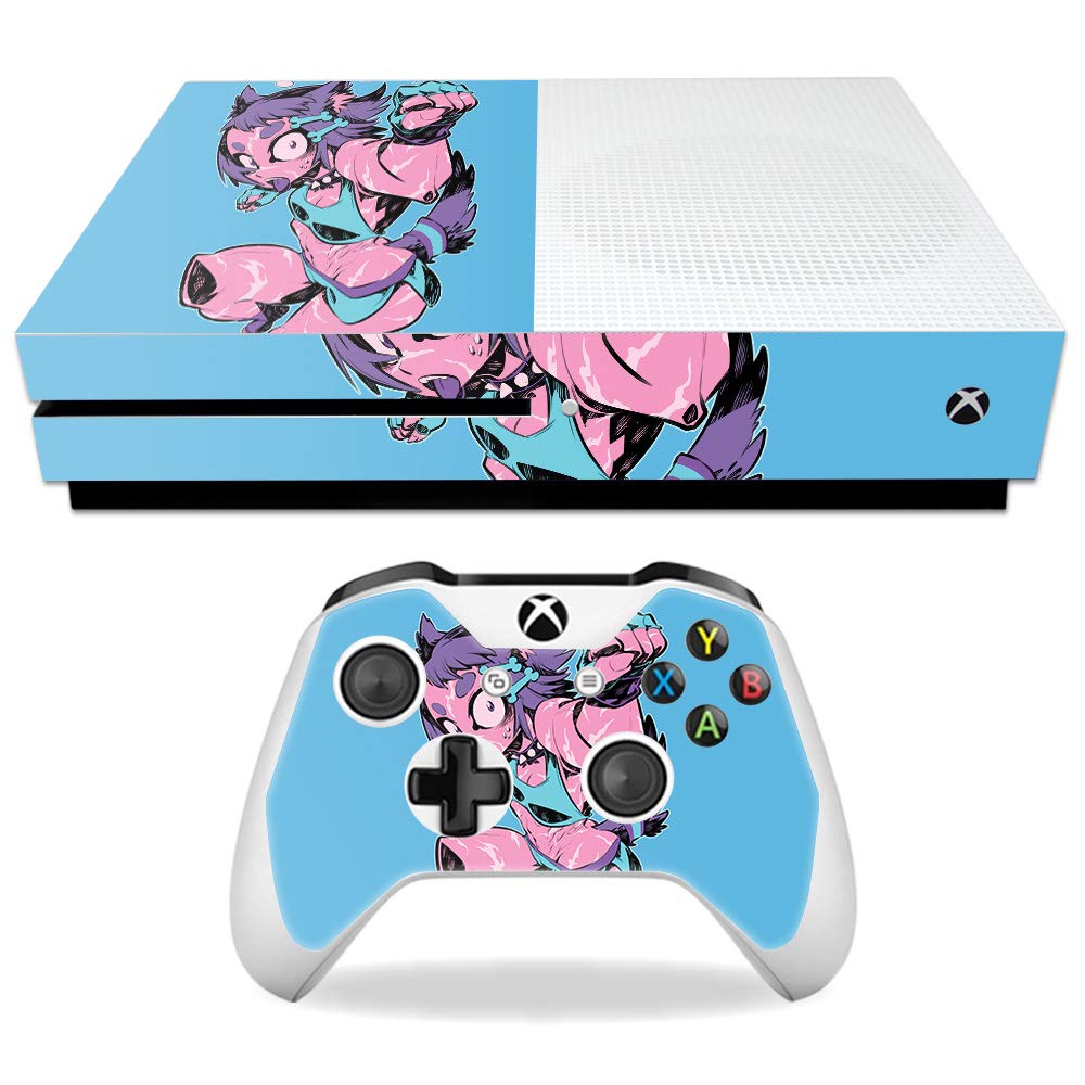 MightySkins Skin Compatible with Microsoft Xbox One S - Canine Girl | Protective, Durable, and Unique Vinyl Decal wrap Cover | Easy to Apply, Remove