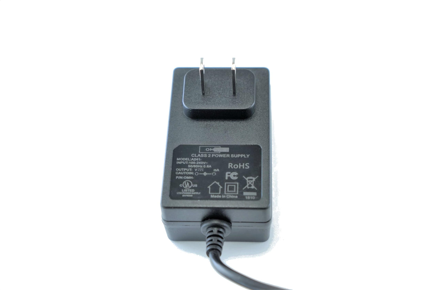 OMNIHIL [UL Listed] 8 Foot Long AC/DC Power Adapter 12V 2A (2000mA) 5.5x2.5millimeters Compatible with SIMPLETECH STB24-12A Switching Cable PS
