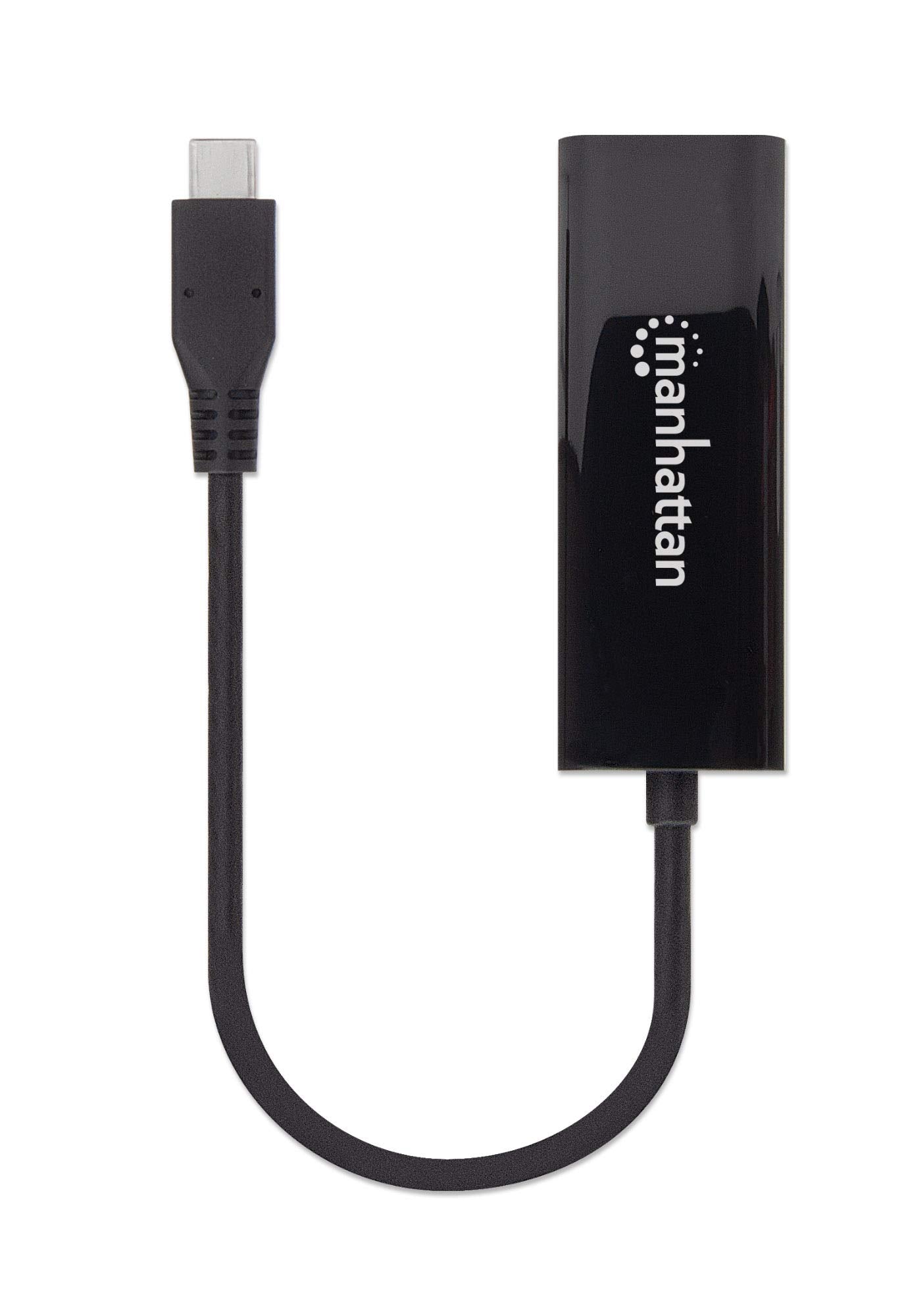 Manhattan USB C to RJ45 2.5GBase-T (Multi-Gigabit) Ethernet Adapter, SuperSpeed USB 3.2 Gen 1 Compliant (up to max 5 Gbps Transfer Rate), Thunderbolt