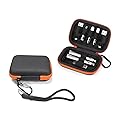 BUISAMG (Only Case) 510 thread charger Storage Case, Carrying Battery Bag Pen case Small Travel case, Organizer Pouch with Carabiner, for styl USB