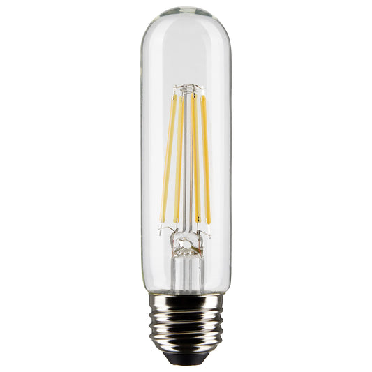 Satco S21350, T10 LED Bulb, E26 Base, 2700K, Clear Finish, Replacement Bulb