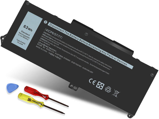 DMKAOLLK 63WH RJ40G Battery for Dell Latitude 15 5520 Latitude 14 5420 Precision 15 3560 Series Laptop, fit for Dell P137G P137G001 F P104F P104F001