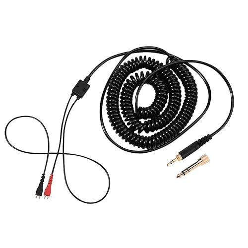 Richer-R Replacement Spring Coil Cable for Sennheiser HD25/ 560/540/ 480/430 Headphones Earphones