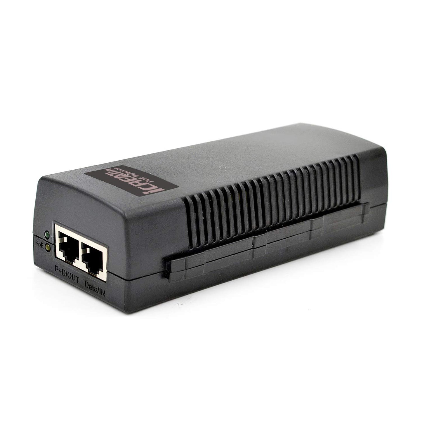 60W Gigabit PoE+ Injector, 10/100/1000Mbps, PoE++ Injector Ethernet Adapter, Shidlded RJ-45, IEEE 802.3af/at/bt Compliant, Up to 328 Ft, Replace