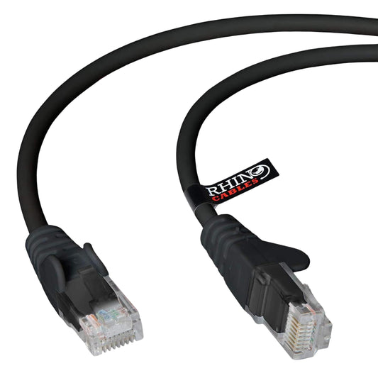 rhinocables CAT 6 High-Speed Gigabit Ethernet Cable - Patch Network Lead for LAN| Snagless UTP with LSZH Jacket | RJ45 Connector - Internet, Router