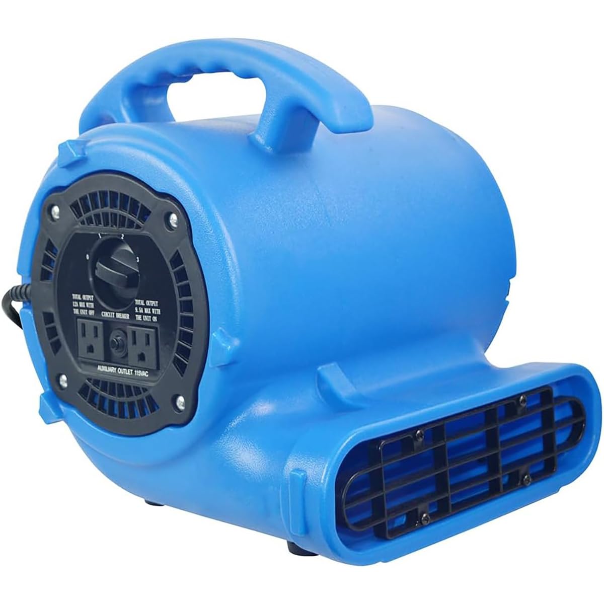 BLOTEK 1/4hp 900CFM Air Mover Carpet Dryer Floor Fan Cooling Fan - Industrial Heavy Duty Abanico de Piso Blower Fan with High Power for Commercial