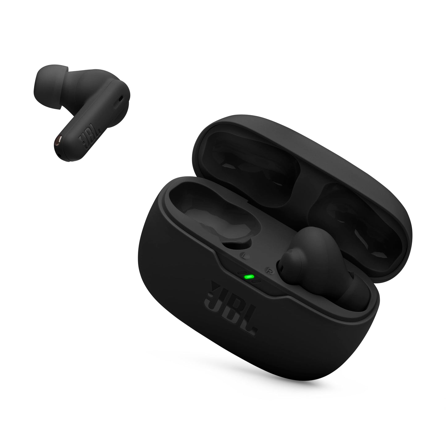 JBL Vibe Beam 2 - True Wireless Noise Cancelling Earbuds Pure Bass Sound & Smart Ambient Technology Black (Renewed)