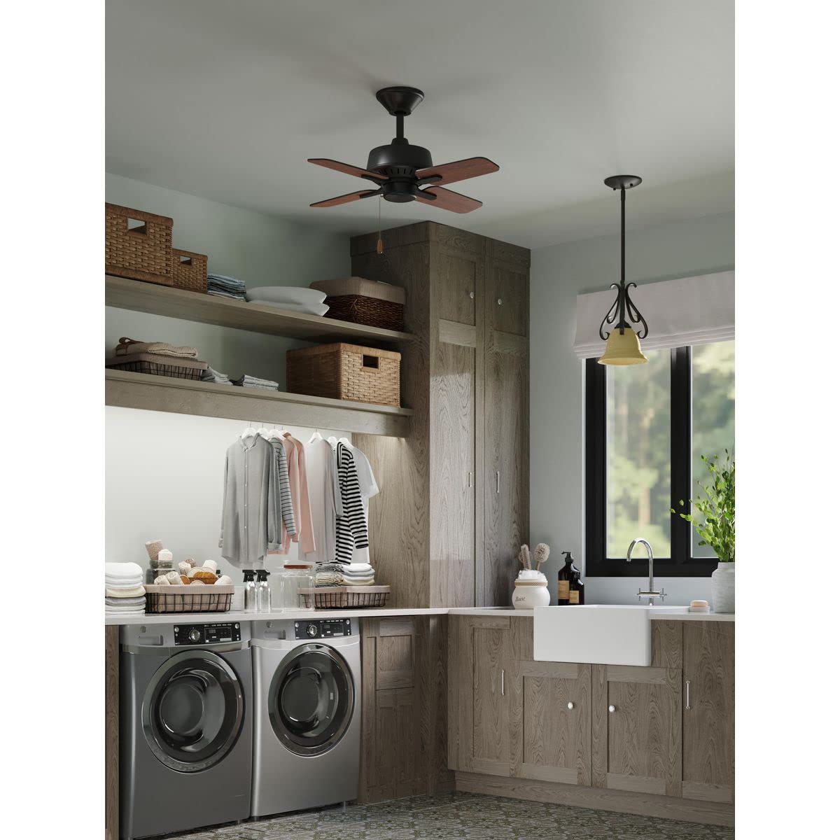 Progress Lighting Drift 32" Ceiling Fan, Architectural Bronze