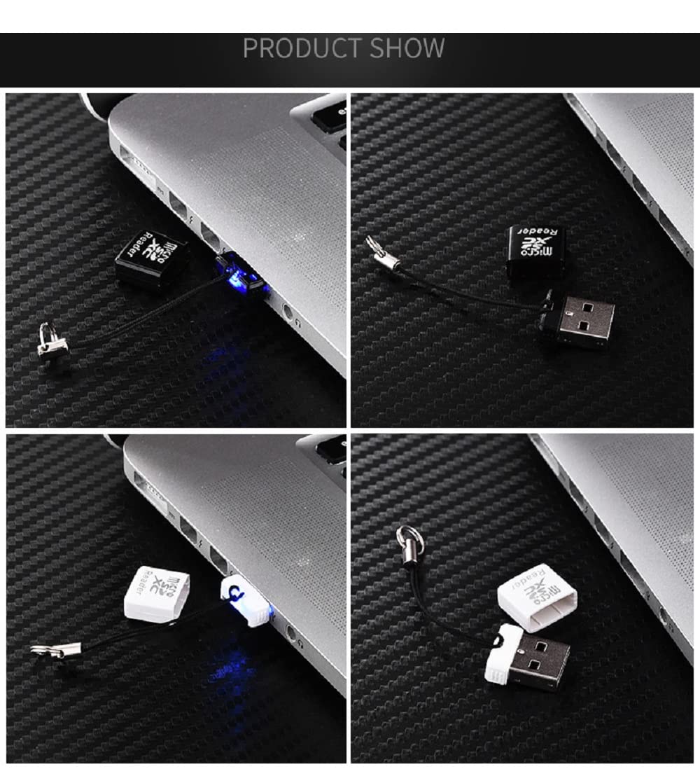 Cotchear MINI Super Speed Micro SD/SDXC TF USB 2.0 Card Reader Adapter