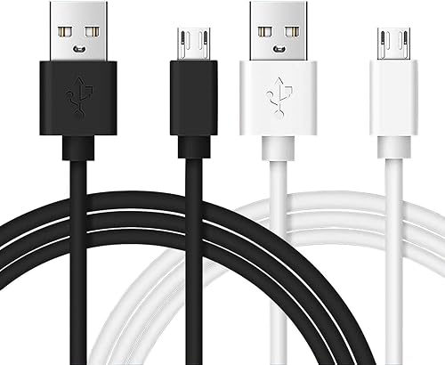 2 Pack Charger Charging Micro USB Cable for Samsung Galaxy Tab A 8.0" 7.0" 9.7" 10.1",E,S,S2,3,4,Tab 3 4 Tablet CE0168, Note 4 5 J3 Phone, Xbox One