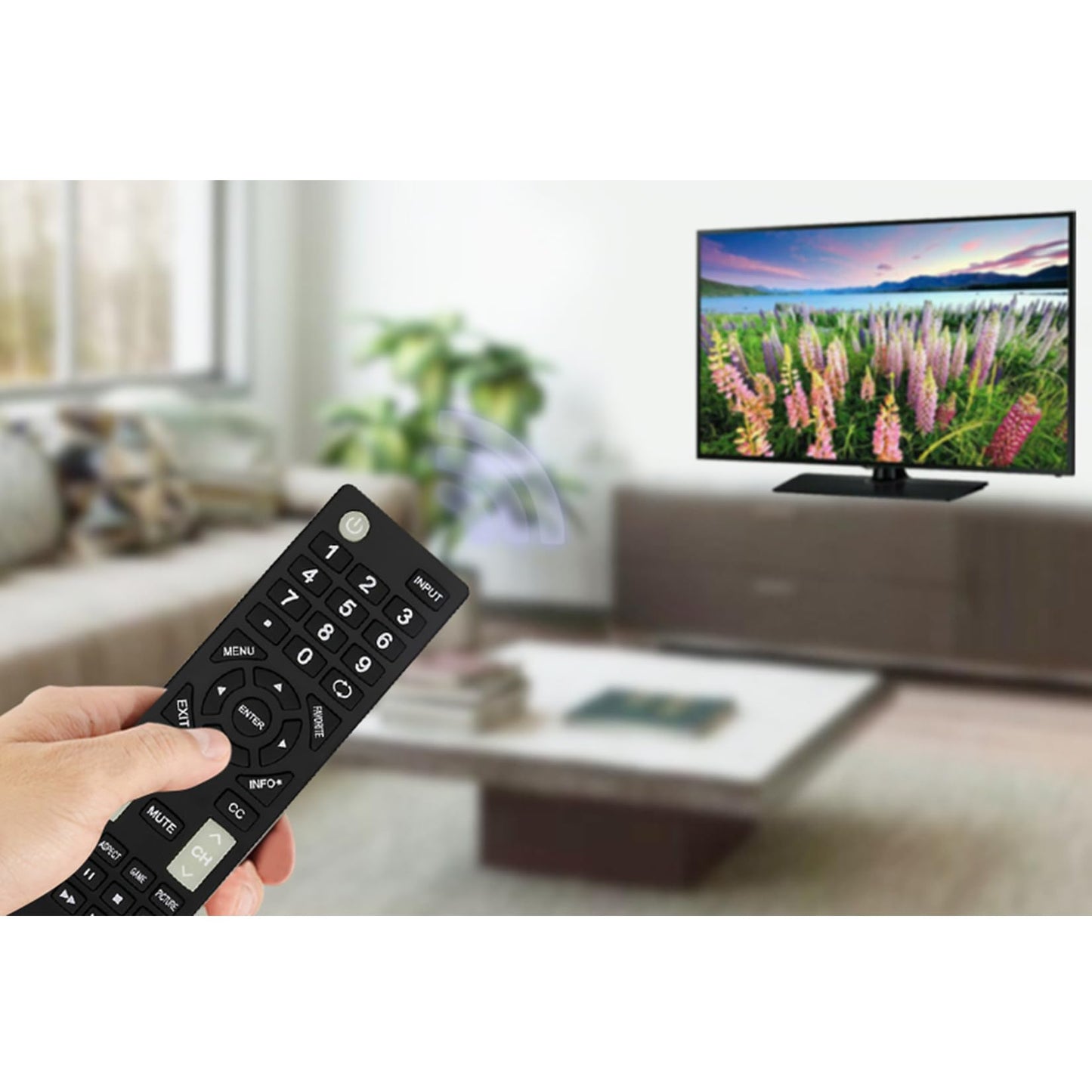 NS-RC4NA-18 Replaced Remote fit for Insignia TV NS-32D311NA17 NS-32D311MX17 NS-40D420NA18 NS-49D420NA18 NS-55D420NA18 NS-40D420MX18 NS-55D420MX18