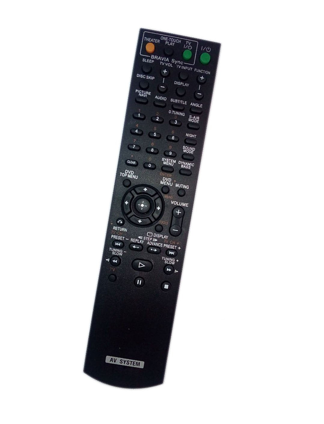 Replaced Remote Control for Sony DAV-HDX277WC DAVHDX589 DAVHDZ273 HCD-HDX585 DAVHDX277W Home Theater Audio/Video Receiver AV System