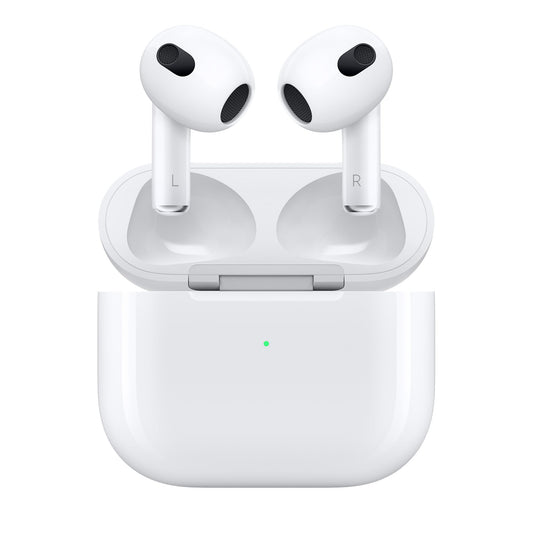 Apple AirPods (3rd Generation) EarPods with Lightning Charging Case & Apple 1-Year Limited Warranty
