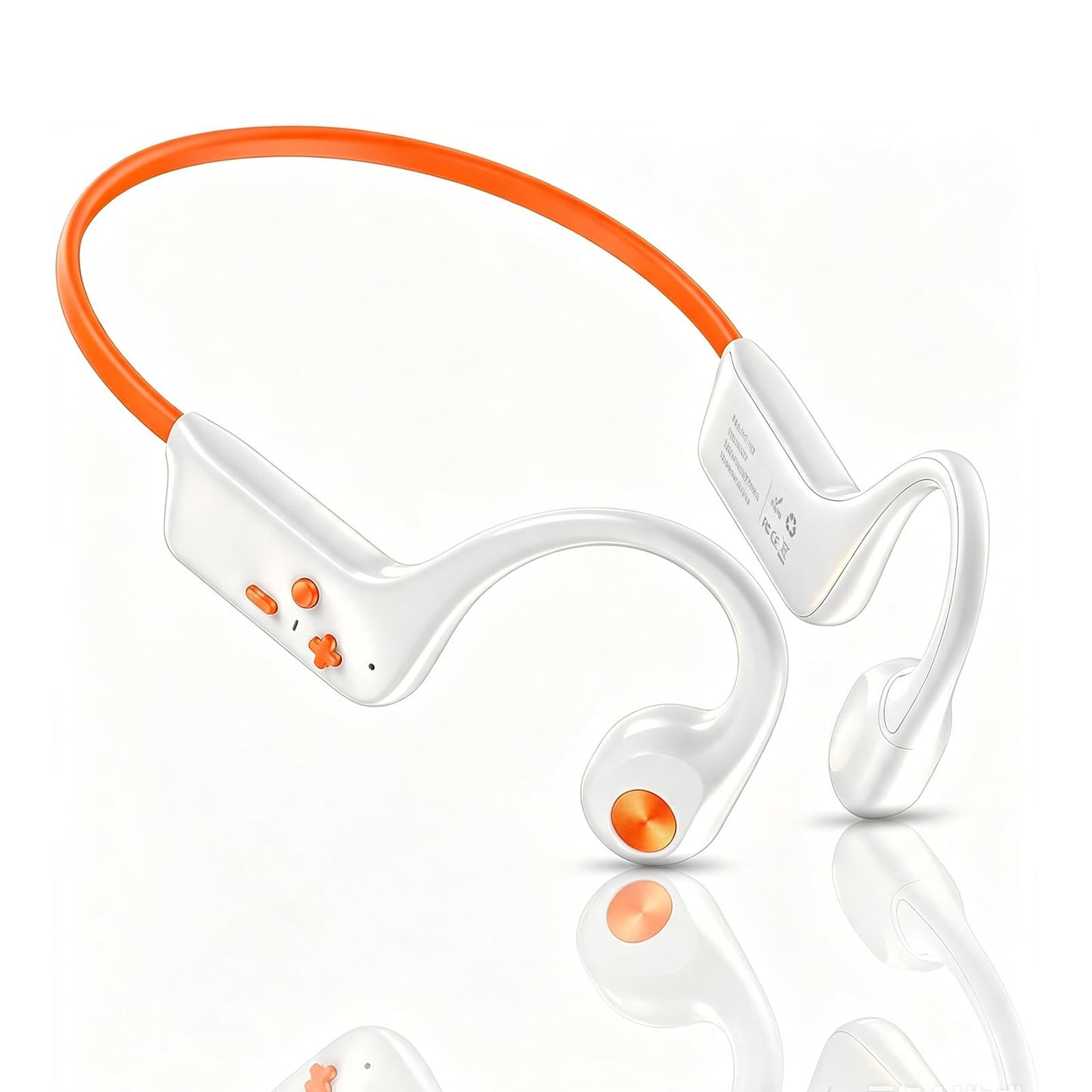 Bone Conduction Headphones, Bluetooth 6.0 Open Ear Headphones with Mic, Type-C Quick Charge, Long Battery Life, IPX5 Sweatproof, Lightweight