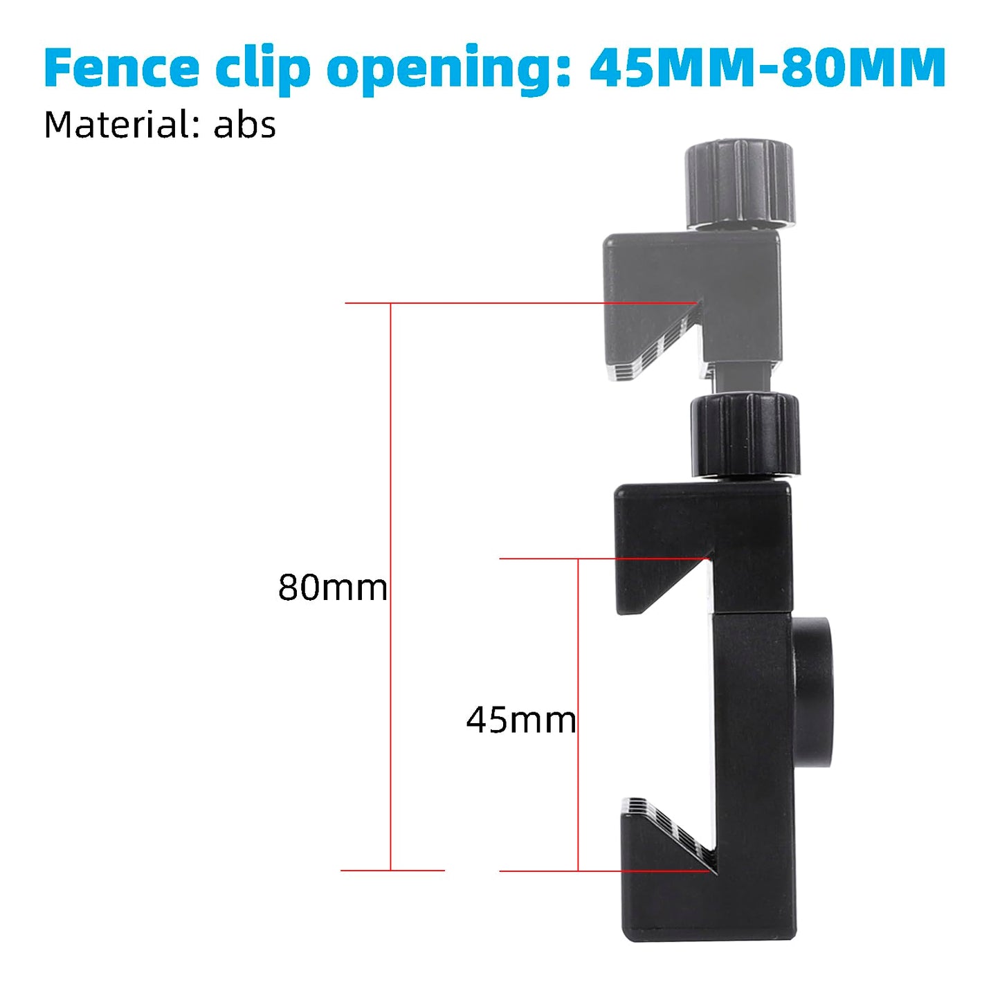 FPN Cell Phone Fence Mount for iPhone, GoPro, Insta360, and Other Action Cameras, Mevo Start for Baseball Softball Tennis Recording, Cameras Net Chain