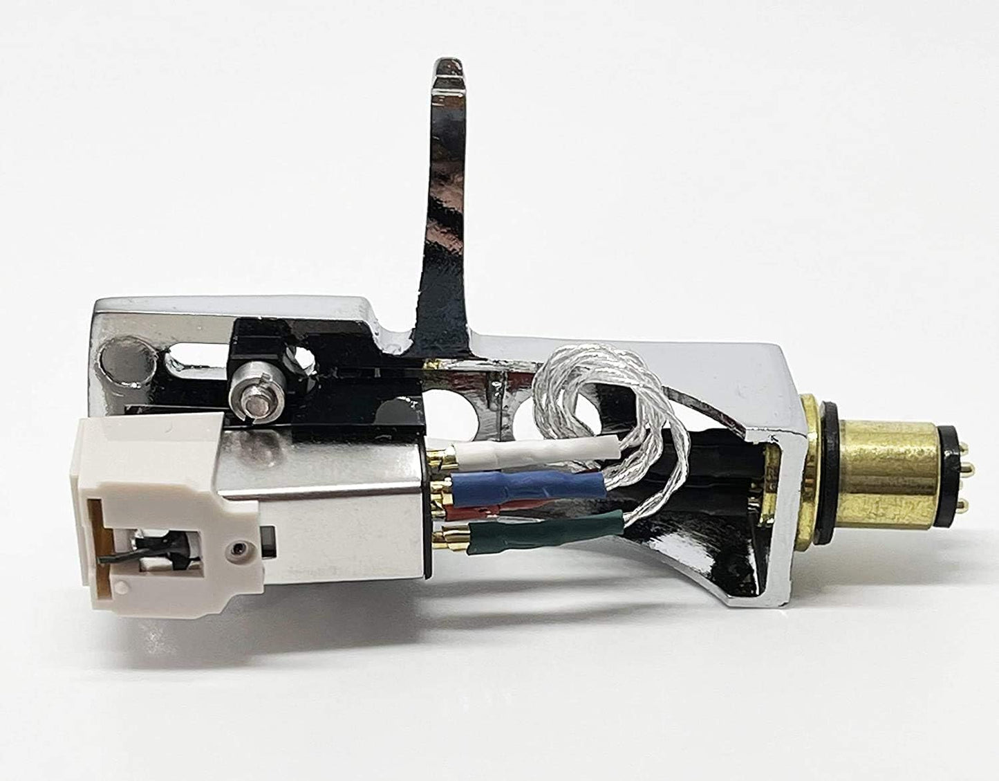 ReadyWired Silver Headshell with Cartridge Stylus for Technics SL-1500, SL-1510, SL-1600, SL-1610, SL-1650, SL-1700, SL-1710, SL-1800, SL-1810