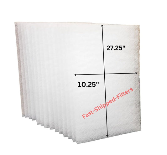 Fast-Shipped-Filters 8-12x30 Clean Comfort Hybrid Respicaire AE10 Replacement Filters Actual filter size 10 1/4 x 27 1/4