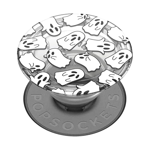 PopSockets Adhesive Phone Grip, Holder, Phone Stand, Halloween - Translucent Ghosted