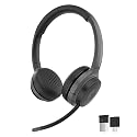 Morpheus 360 Advantage Wireless Headset with Detachable Boom Mic - CES Award-Winning Bluetooth Headset with Microphone, Noise Cancelling Headphones