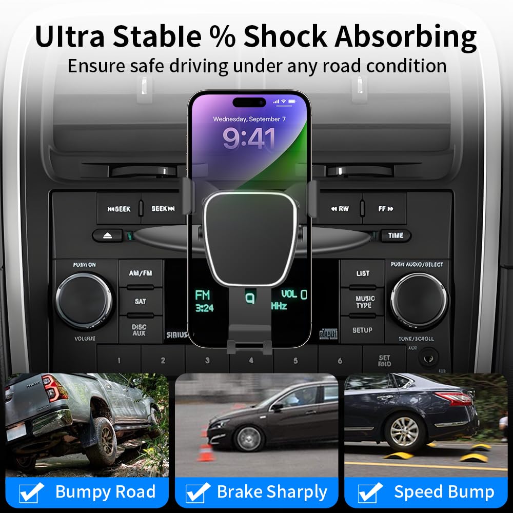 Car Phone Mount Holder For Dodge Grand Caravan 2001-2016?Caliber 2007-2012 Auto Accessories Navigation Bracket Interior CD Slot Mount Mobile Cell