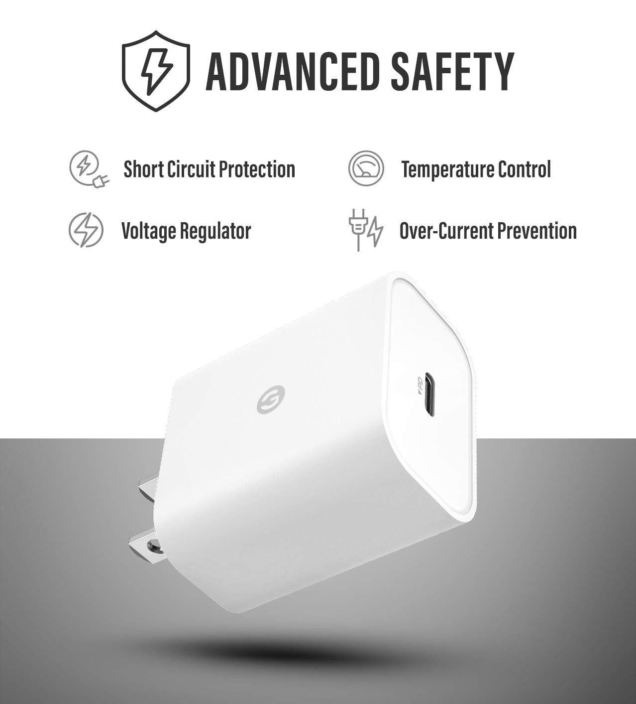 Charger Compatible with iPhone 12/13 iPhone 14 - MFi Apple Certified USB-C to Lightning Cable with Fast Wall Plug (18W) Quick Charging Power Adapter