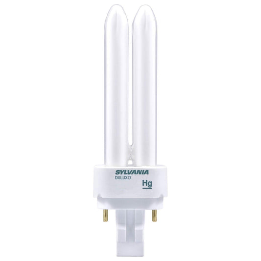 (10 Pack) Sylvania 21111 CF18DD/841/ECO 18-Watt 4100K 2-Pin Double Tube Compact Fluorescent Lamp