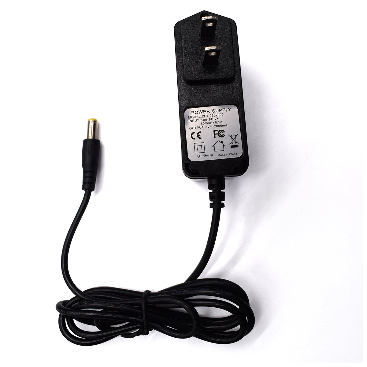 TV Box AC Adapter, Replacement 5V 2A/2000mAh Charger 5.5mm US Plug Power Supply for Android TV Box T95Z Plus T95E T95D T95N T95M T9 T95 S1 T95 S2 Q…