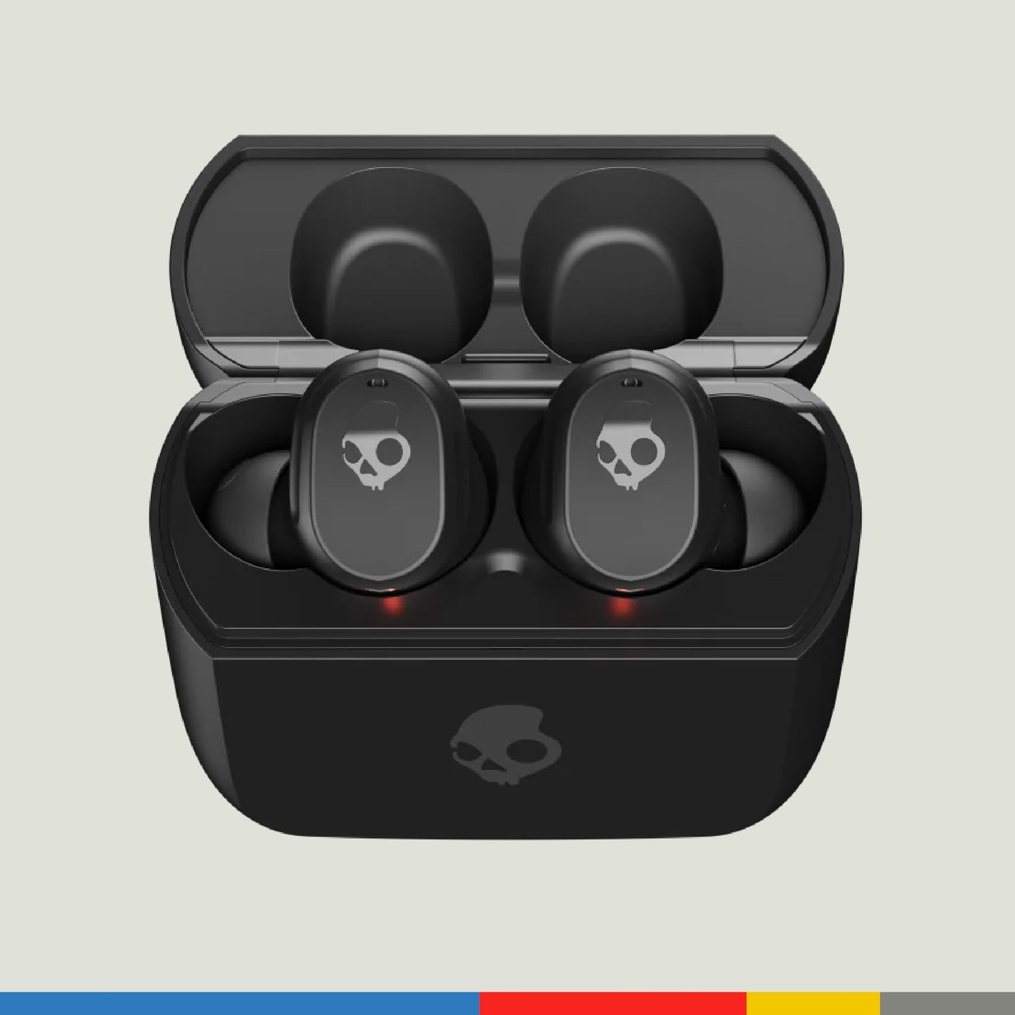 Skullcandy Mod Wireless Earbuds, Bluetooth Headphones, Up to 32 Hours Battery, Noise Isolating Fit, Sweat and Water Resistant, Microphone for iPhone