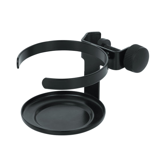 Gator Frameworks Microphone Stand Clamp On Drink Holder Holds Single Beverage, Cup (GFW-SINGLECUP)