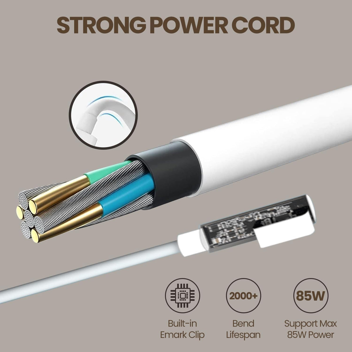 MacBook Pro Charger,Replacement for Old MacBook Pro 13 15 17 inch Before mid-2012, for MacBook Pro Charger 2015 2014 2013 2012 2011 2010,Fits Model