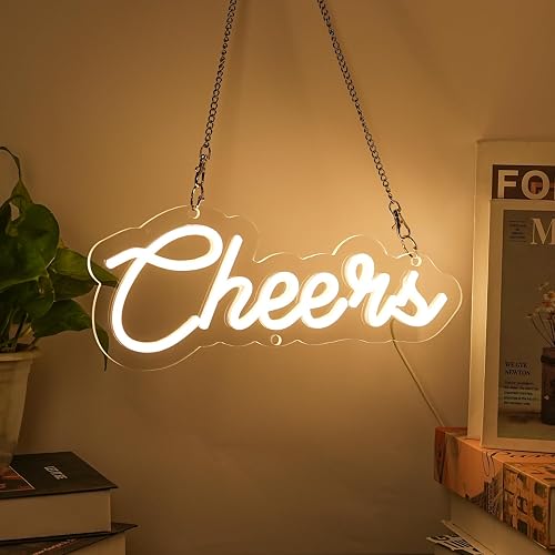 KANAYA Cheers Led Neon Sign Warm White 13.8 Inch
