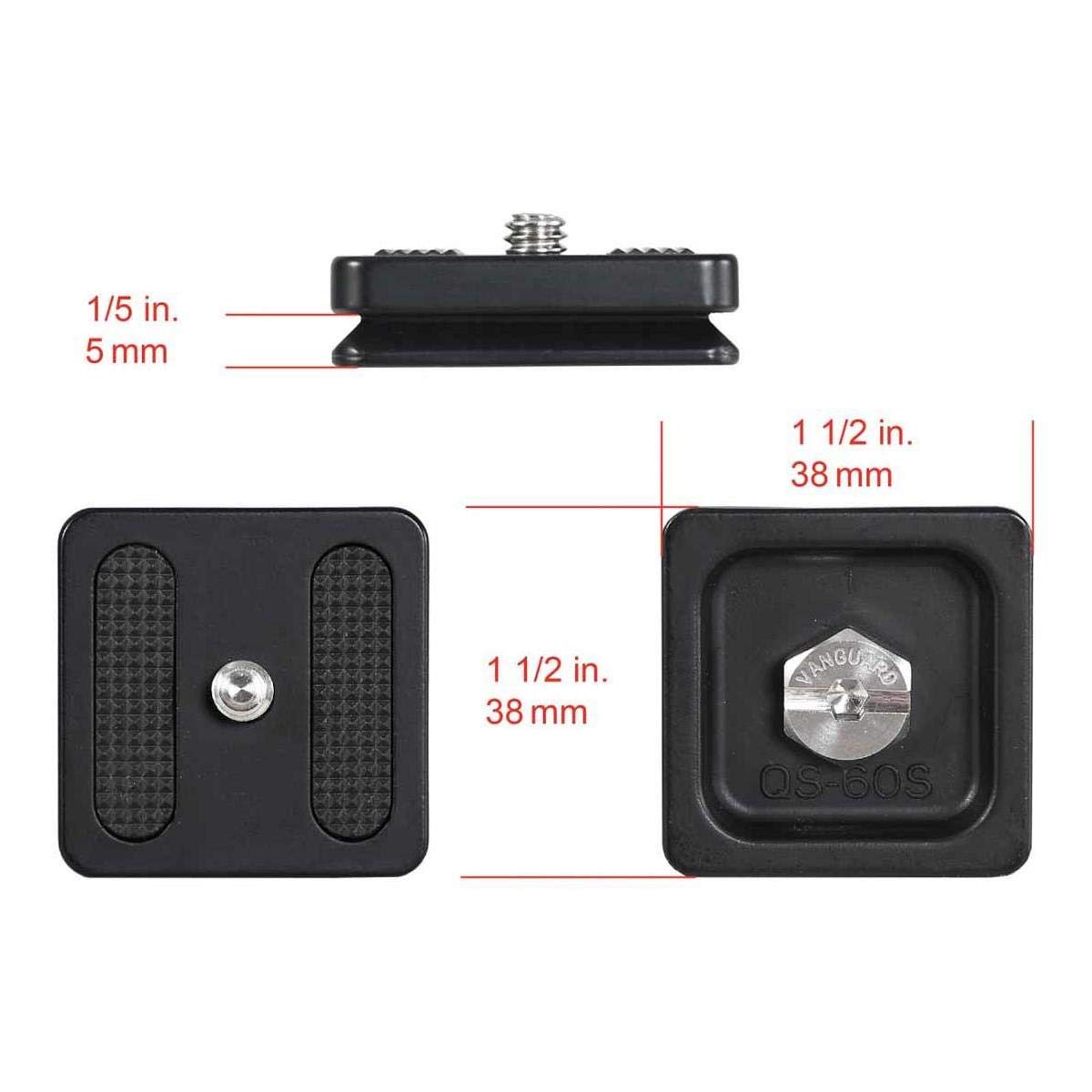 Vanguard Quick Release Plate/Quick Shoe QS-60S