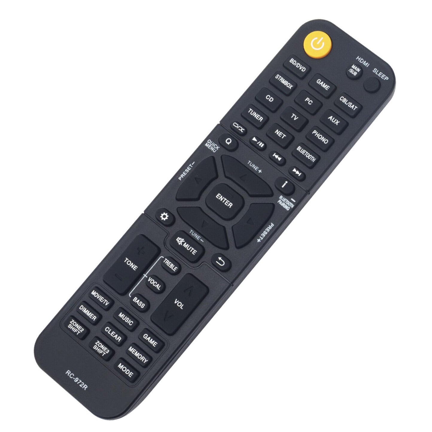 NTQinParts Replacement Remote Control Controller for Onkyo TX-RZ50 9.2-Channel HDMI 2.1 8K THX Home Theater AV Receiver