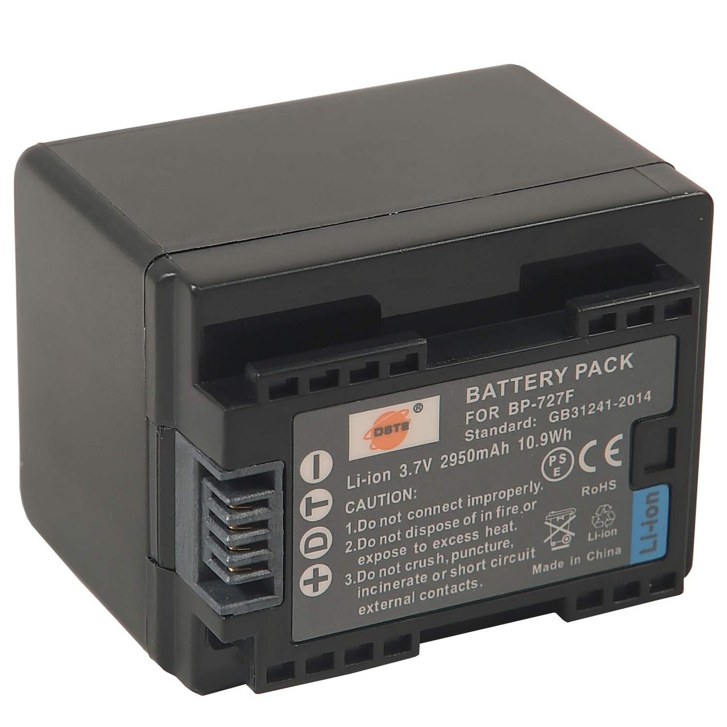 DSTE® Replacement for BP-727 Fully Decoded Battery Compatible Canon CG-700 VIXIA HF R30 R32 R40 R42 R50 R52 R60 R62 R66 R70 R72 R300 R400 R500 R506