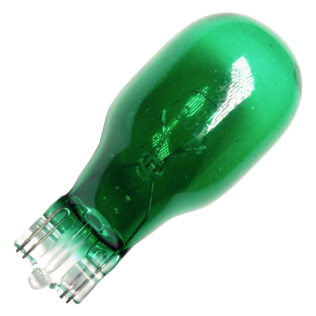 Eiko 906G T-5 Wedge Base Halogen Bulb, 13V/0.69 Amp, Green