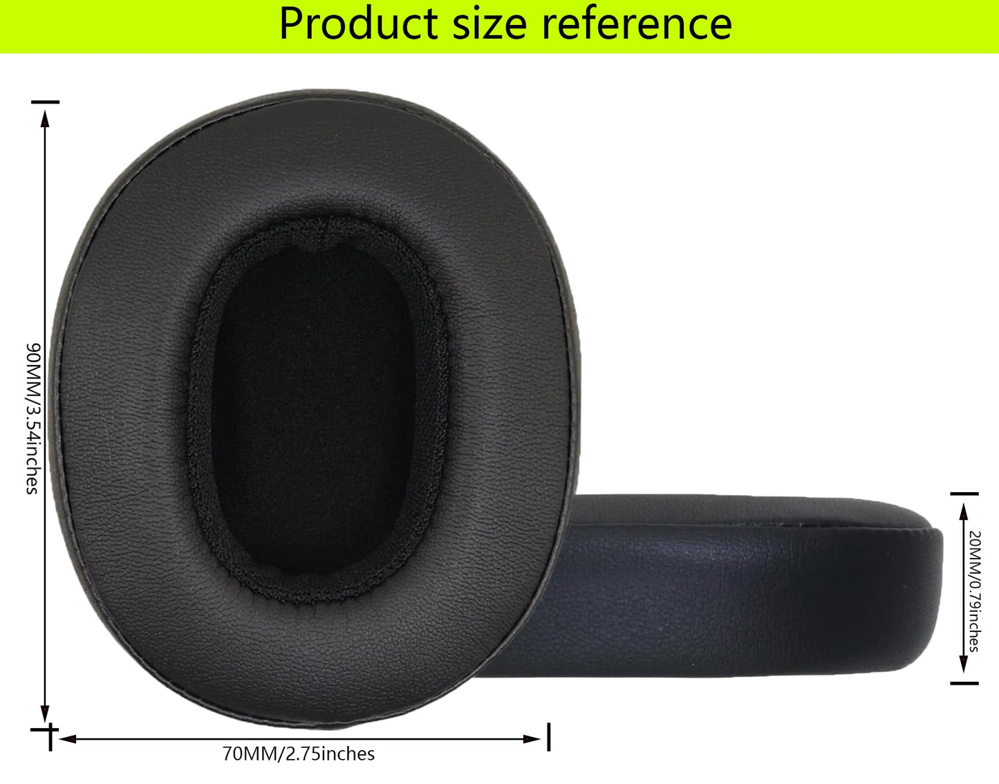 Replacement Ear pad Compatible with Skullcandy Crusher Wireless/Crusher360/Hesh3/Hesh ANC/Hesh Evo/Venue ANC/Crusher Evo/Crusher ANC Headphones Soft