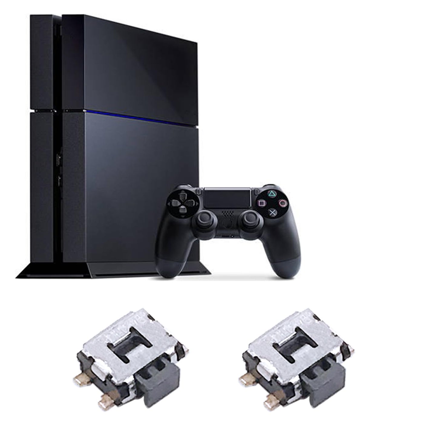 10 Pcs Inner Power Eject Button Switch Parts Compatible with Playstation 4 CUH-12XX Console Power Switch On Off Button Replacement