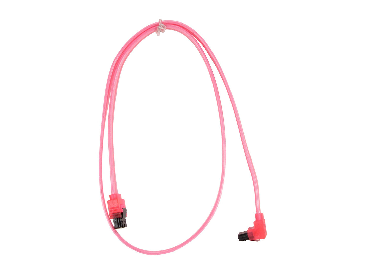 Nippon Labs SATA3L2FT90/180RD 24-Inch Sata Cable with Locking Latch, Red