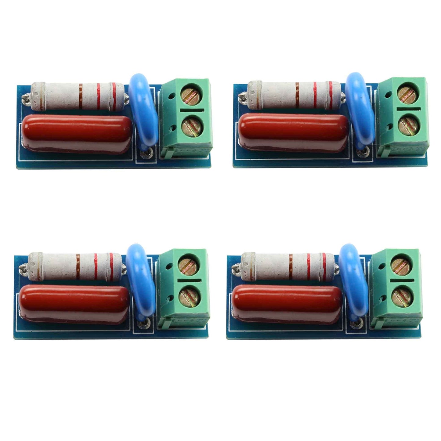 Rakstore 4PCS RC Absorption/Snubber Circuit Module Relay Contact Protection Circuit Resistance Surge Anti-Interference Module