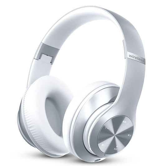 Headphones Wireless Bluetooth,60 Hours Playtime Foldable Lightweight Bluetooth Headphones Wireless Over Ear Wired Hi-Fi Stereo with 6 EQ Modes, Deep…