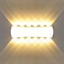 Kawell 12W Modern Wall Sconces LED Wall Light Up Down Indoor Outdoor Aluminum Wall Lamp LED Waterproof IP65 for Bedroom Living Room Bathroom Stairs