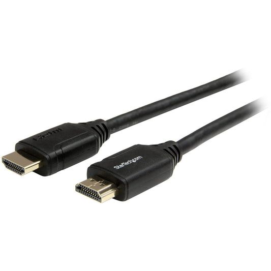 StarTech.com 10ft (3m) Premium Certified HDMI 2.0 Cable with Ethernet - High Speed Ultra HD 4K 60Hz HDMI Cable HDR10 - HDMI Cord (Male/Male